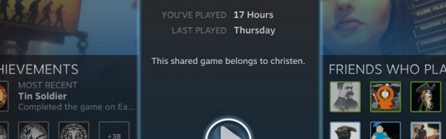 Steam Family Sharing Now Available