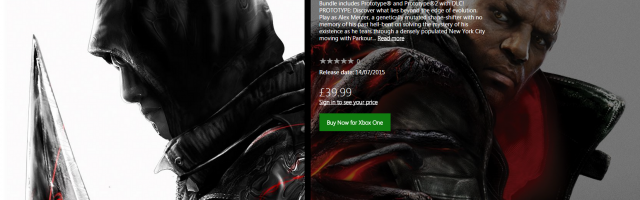 Prototype Bundle Sneaks Onto Xbox One
