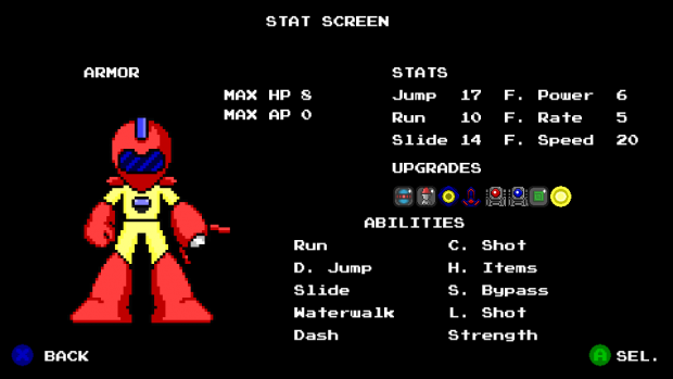 stat screen