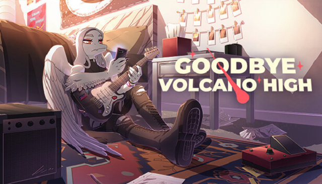 Goodbye Volcano High Key Art