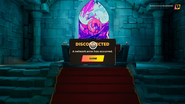 MythForce disconnected