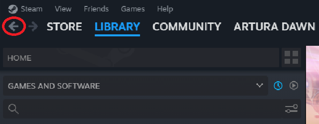 Back button not working gamegrin steam