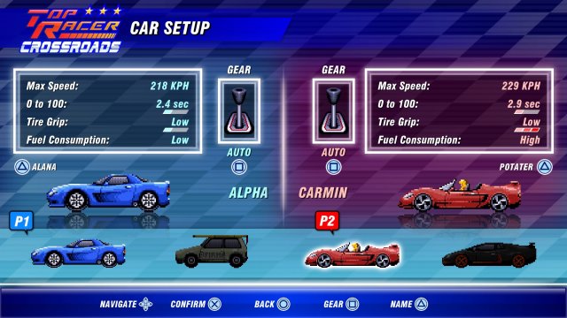 Top Racer Collection carsetup