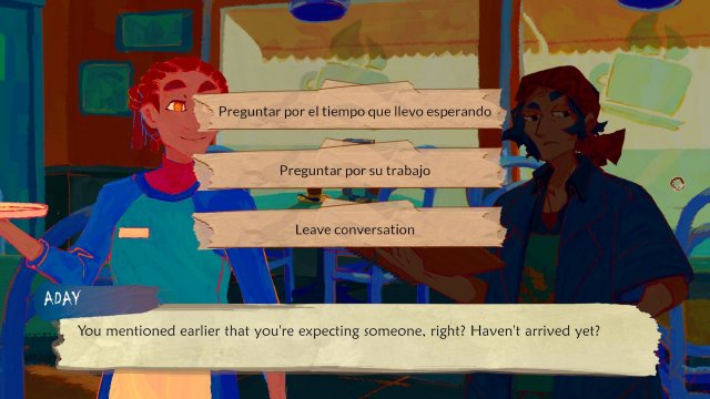 Chromatic Memories Language Screenshot