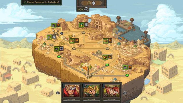 Metal Slug Tactics map