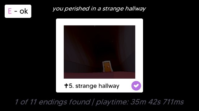 grunn strange hallway ending