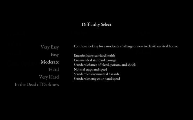 DeadofDarkness difficultyselect