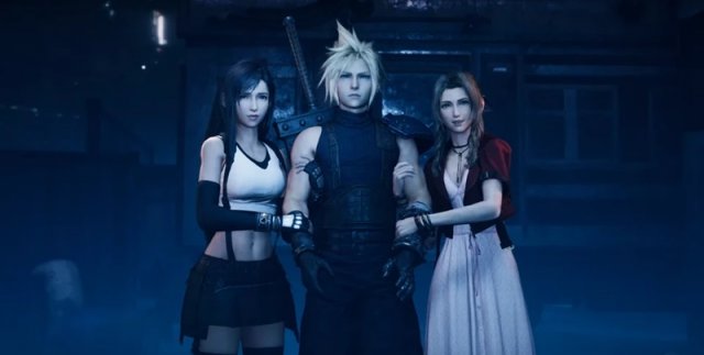 Cloud Tifa and Aerith