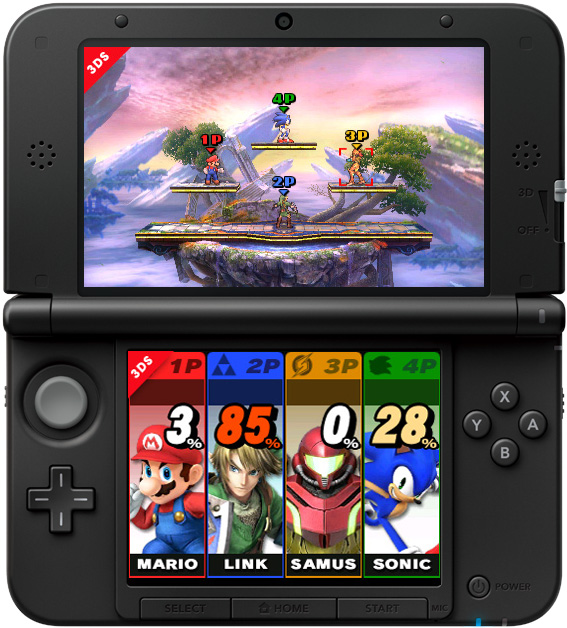 smash brothers 3ds