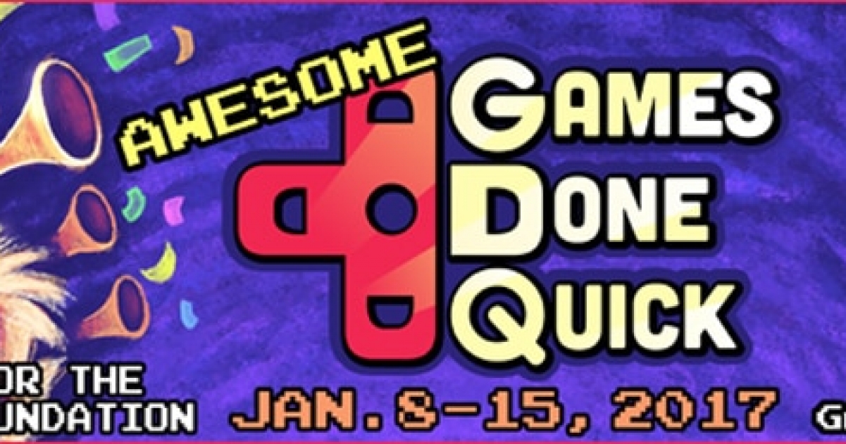 Awesome Games Done Quick Breaks 2015 Record | GameGrin