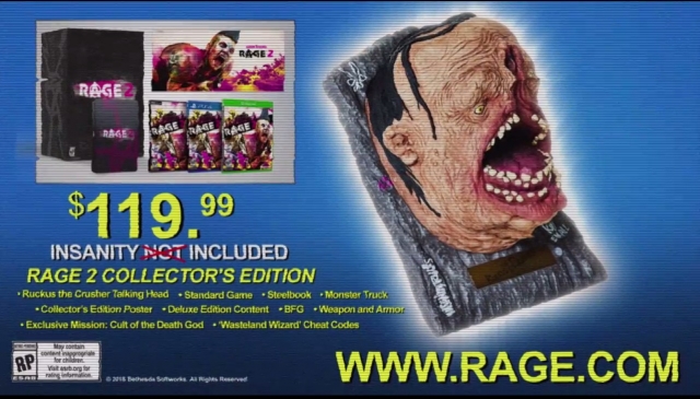 Get A Head With Rage 2s Collectors Edition Gamegrin