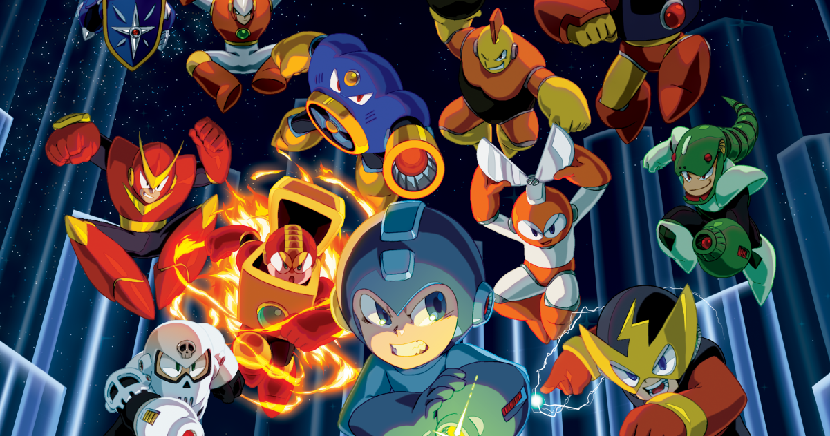 Mega Man Legacy Collection 5th Anniversary Gamegrin - robot master concepts for a future roblox mega man game im