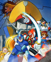 Mega Man X4 Box Art