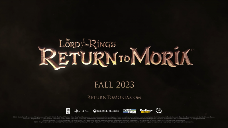 Lord of the Rings: Return to Moria dated for PS5 and PC, Xbox comes later