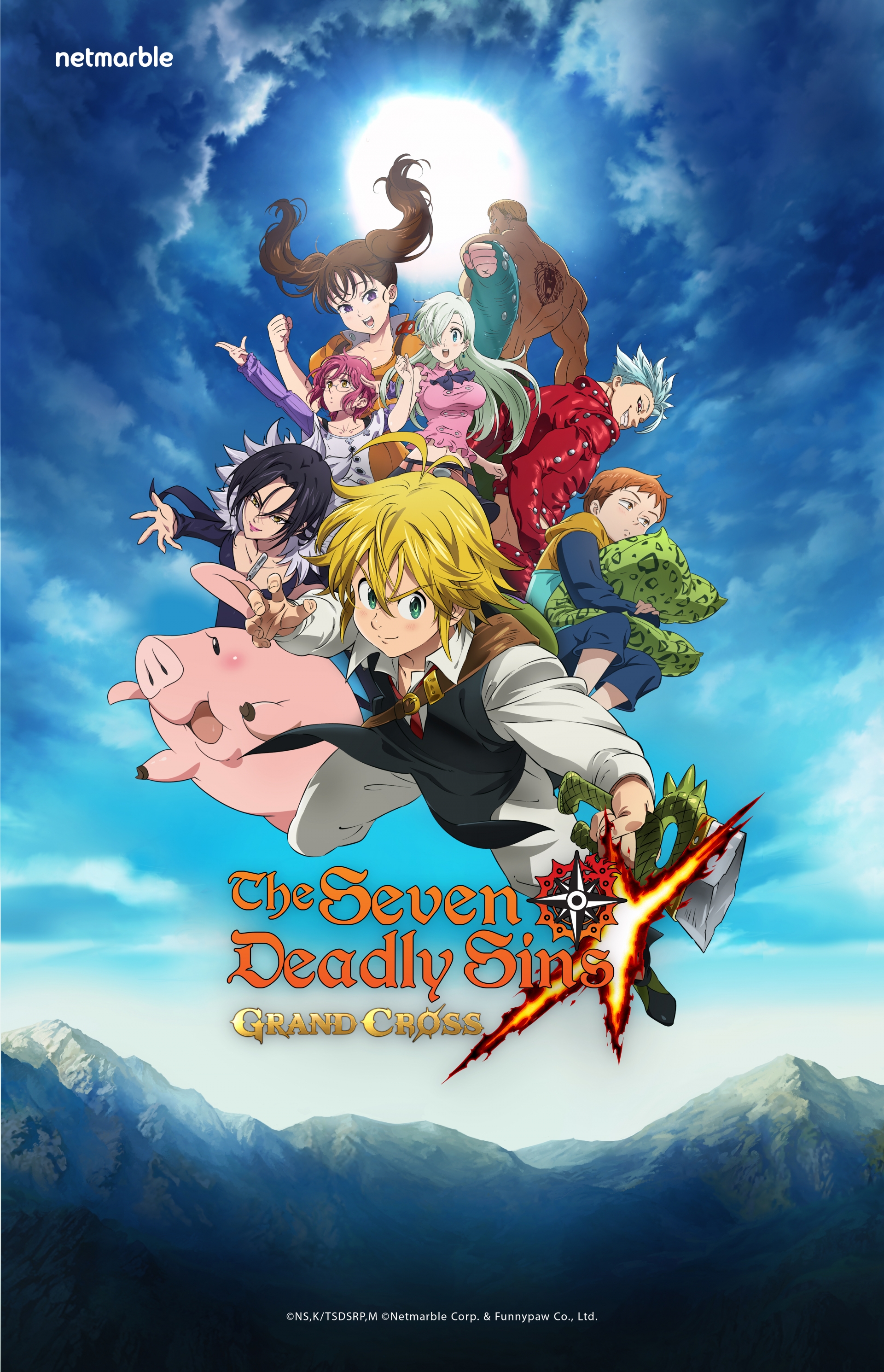 The Seven Deadly Sins: Grand Cross Key Art.